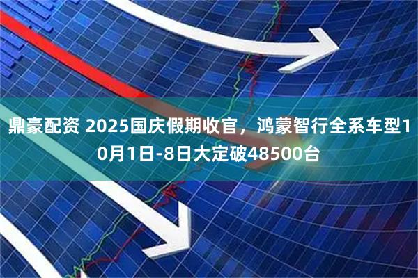 鼎豪配资 2025国庆假期收官，鸿蒙智行全系车型10月1日-8日大定破48500台