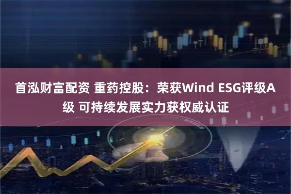 首泓财富配资 重药控股：荣获Wind ESG评级A级 可持续发展实力获权威认证